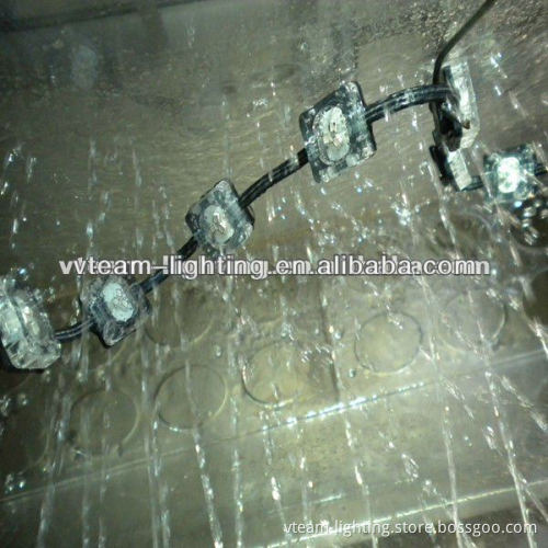 P55 IP66 transparent flexible LED curtain screen works in the rainy outdoor